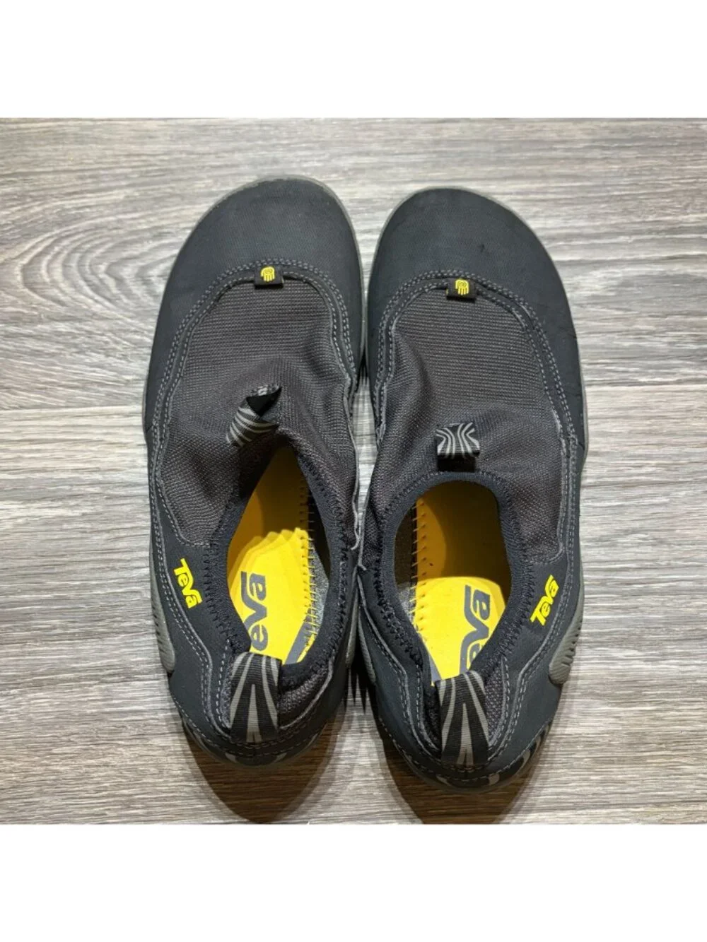 Teva Nilch Mens 11 Hybrid Water Shoes Black Lightweight Quick Dry Mesh Slip On